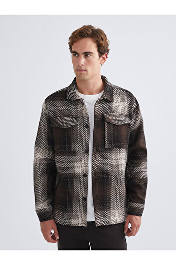 LC Waikiki Sparkling Choices from Shining Store |   Regular Fit Long Sleeve Plaid Men's Lumberjack Shirt Jacket