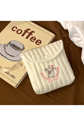 Choice Rabbit tulip 1pc Cute Sanitary Napkin, Aunt's Napkin Storage Bag, Portable Small Mini Student Sanita