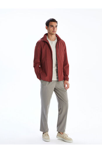 LC Waikiki Leave Your Style with Us |   Standard Mold Hooded Men's Raincoat