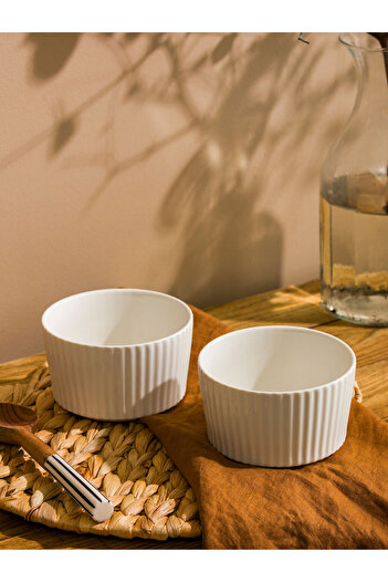 LC Waikiki Sparkling Choices from Shining Store |   Ceramic Bowl Set of 2 11 cm