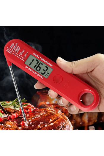 Choice Digital Meat Thermometer Instant Read Food Thermometer with Foldable Probe Oil Thermometer for Ki...