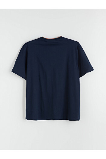 LC Waikiki Sparkling Selections from Shining Store |   Crew Neck Printed Combed Cotton Men's T-Shirt