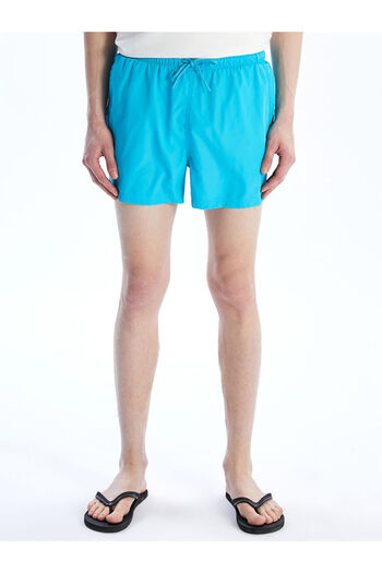 LC Waikiki Turquoise Short Length Basic Men's Swim Shorts