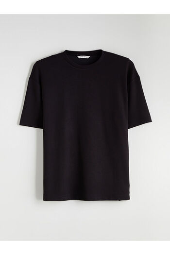 LC Waikiki Black Crew Neck Men's T-Shirt