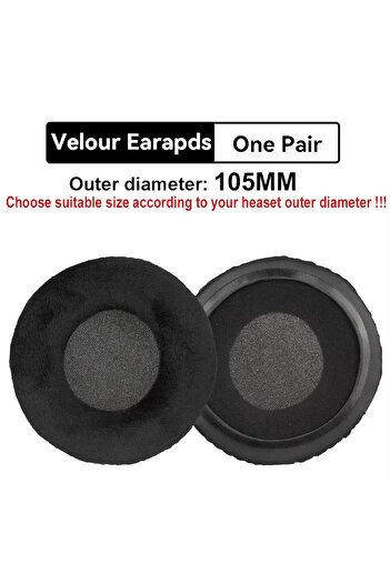 Choice 105mm General Velvet Earpads 60mm 65mm 70mm 75mm 80mm 85mm 90mm 95mm 100mm 105mm 110mm Replacement E