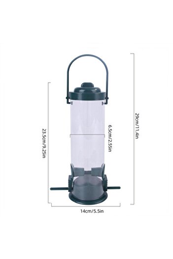 Choice Bird Feeder Dangling Bird Feeder Squirrel Proof Bird Food Container PP Bird Food Dispenser Container