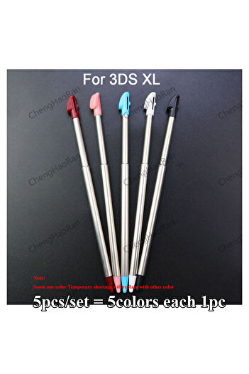 Choice 5 color for 3dsxl 1Set 5-12pcs Plastic/Metal Touch Screen Stylus Pen Game Console Pen for NDSL NDSi
