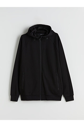 LC Waikiki Create Your Style from Uzg Store |   Hooded Long Sleeve Men's Zippered Sweatshirt