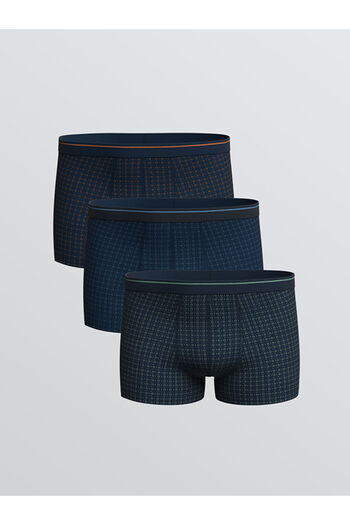 LC Waikiki Create Your Style from Uzg Store |   Standard Pattern Cotton Flexible Men's Boxer 3-Piece