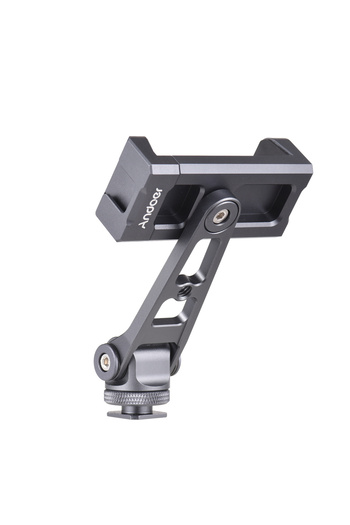 Choice Phone Clamp Andoer Phone Holder Clamp Multi-functional Aluminum Alloy 360° Rotatable with Dual Cold
