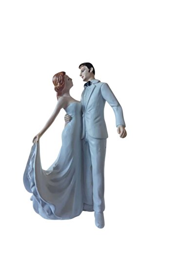 Lumea Basmelor Bride and groom figurines "Looking into each other's eyes" - Kardasis