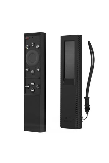 Choice Black Silicone Case for Samsung 2022 SolarCell BN59-01385A BN59-01385B BN59-01391A Remote Cover for