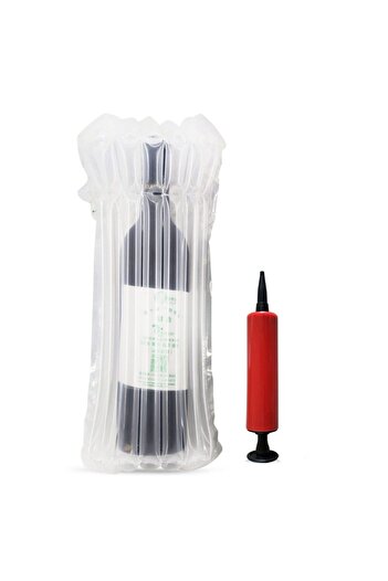 Choice 30pcsWith air pump Wine Bottle Travel Protector Bags 10 Pack Inflatable Bubble Cushioning Packaging