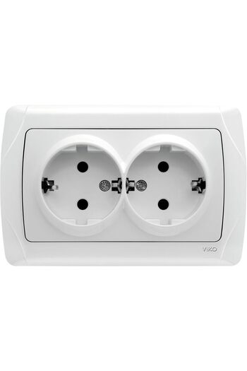 STOREMAX Sersashop Carmen White Double Grounded Socket 266450