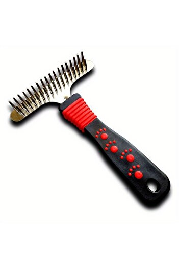 Choice 1pc 1pc Dog Comb, Thick Hair Comb Pet Comb, Hair Brush, Double Row Comb, Large Dog Hair Comb, Pet Do