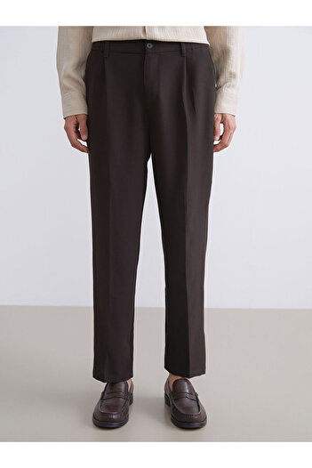 LC Waikiki Brown Comfortable Fit Men's Trousers