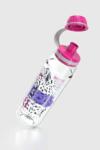 Renga Ege Free Desen 800 ml Tritan Flask 912069 Fuchsia