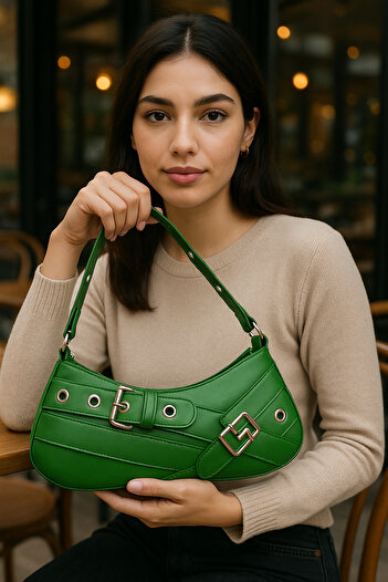 ESTUTE Women's Shoulder Bag with Cute Charm Detail