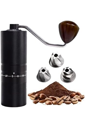 Generic Portable Hand Brewed Coffee Grinder with Adjustable Gears
