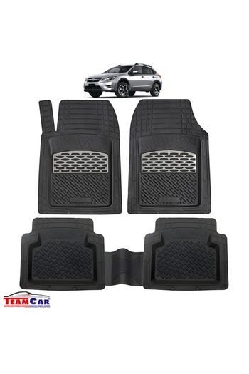 TEAMCAR Subaru XV Compatible Floor Mats (2011–2017) Silver