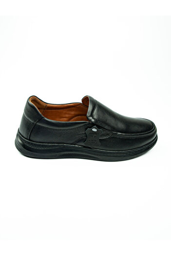 Polaris 109025 Black Leather Men's Casual Shoes