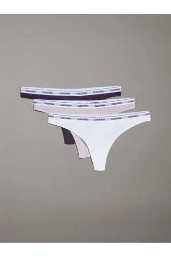 Calvin Klein Kadın Marka Logolu Elastik Bantlı Günlük Kullanıma Uygun Renkli Külot 000QD5209E QA7