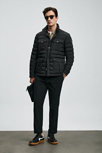Lufian Daniel Goose down Men's Coat Black