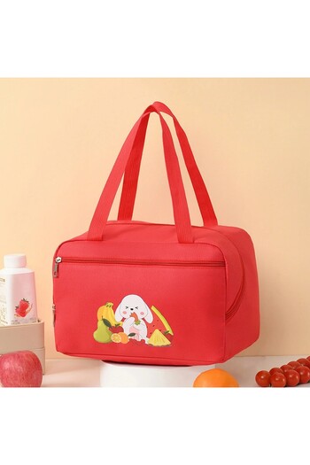Flippy Thermal Insulated Bag, Flippy, Phone and Cutlery Compartments, Waterproof, 30x21x20 cm, Red