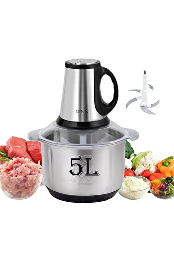Denx Electric Meat Grinder 5L, 500 Watts, Stainless Steel (DX3202)