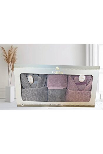 sarra Mussel Family Bathrobe Set