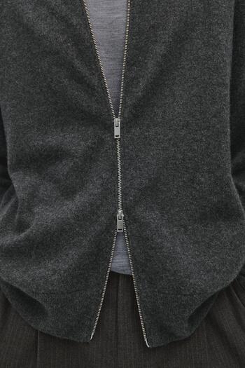 Massimo Dutti %100 kaşmir fermuarlı hırka