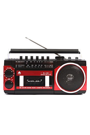 FOXMAG24 Portable Radio Cassette Player, with Bluetooth, Recording & Rewind, Headphone Jack