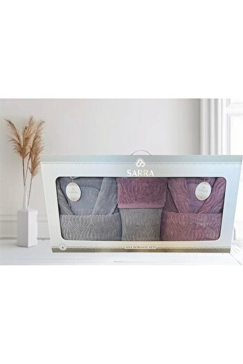 sarra Mussel Family Bathrobe Set