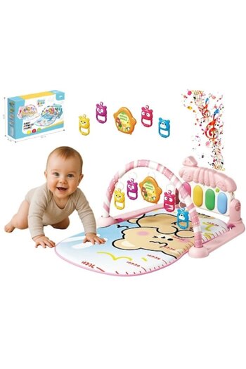 Smart Vibe BambinoGym™ Multifunctional Piano Mattress and Activity Center, Music and Lights, Arcade with Ju