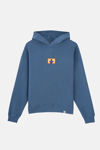 Socrates Dergi Leo Supersoft Hoodie - Flint Blue