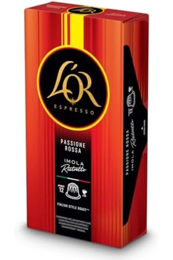 L'OR - Espresso Coffee - Imola Ristretto - Limited Edition - Intensity 12 - Dark Roast - 10 Aluminiu