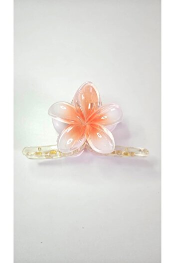 cityvision Lotus Double Sided Orange Color Latch Buckle 11 cm Large Size - Stylish and Durable