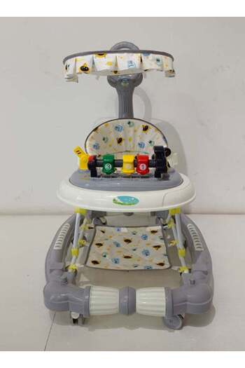 kiddoz Multifunctional Baby Walker - Gray