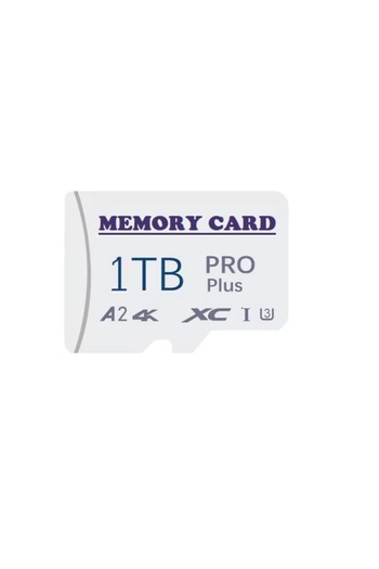 Generic بطاقة ذاكرة Micro TF/SD V30 من الفئة 10 بسعة 1 تيرابايت - بطاقة Mini SD عالية السرعة للهواتف المحمولة والأجهزة اللوحية والألعاب والمزيد