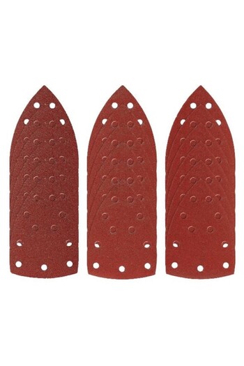 PARKSIDE Set 18 discuri abrazive PHSZ 18 A1 pentru șlefuitor triunghiular, 102 x 151 mm, granulație 60, 120, 240