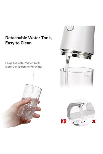 NEO Professional oral irrigator PPS Pulse® Neo™, 140 PSI, Massage function, 360° rotation, portable