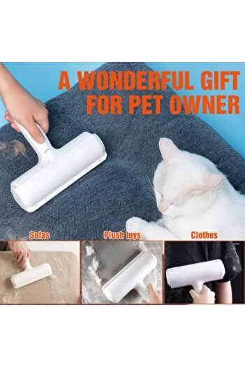 NEO Set Format din Perie cu Rola si barete de cauciuc, Neo™ Pet®, cu compartiment pentru colectarea b