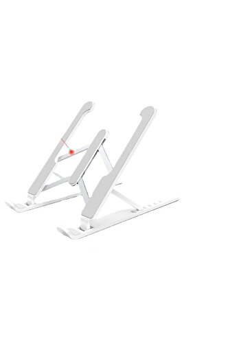 OEM Laptop and Tablet Stand for 9-17", Adjustable Height, Foldable, White