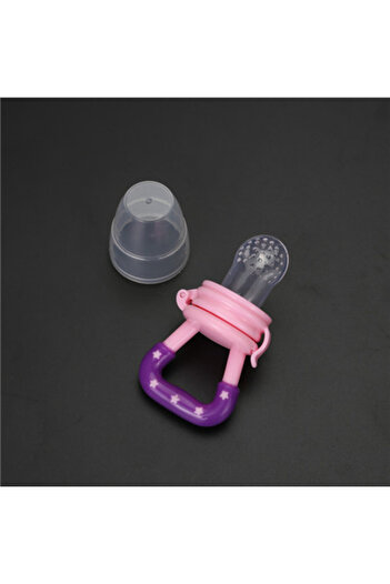 NEO Pacifier with fruit and vegetable compartment, Neo™ BbyBoom®, Silicone, BPA free, Pink/Purple