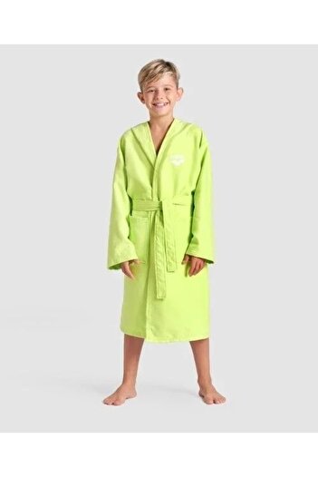 ARENA Zeal Jr Robe /Arctic Lime White Children's Bathrobe 009042610