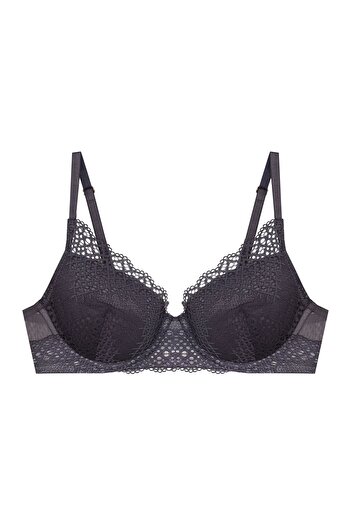 ESOTIQ Push-Up Bra Padded & Underwired with Openwork Lace Elegant & Sexy | Caris