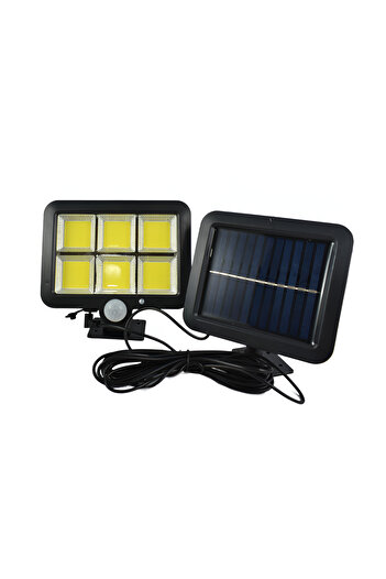 NEO Solar Lamp with Motion Sensor and Removable Panel, Black, Compact, Water Resistant, Neo™