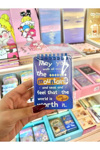 Wisevelya Hologram Blue Notepad