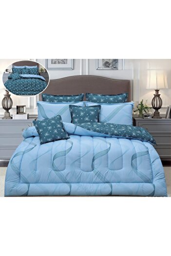SNOOZYL Exclusive and attractive double bed sheet with microfiber filling, size 240*260 cm
