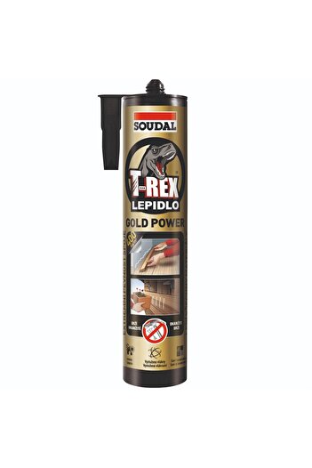 Soudal T-Rex assembly and mounting adhesive, 290 ml, white